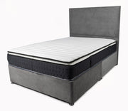 4'6" Double Sleepy Soul Gel 1200 Pillow Top Divan Bed Special Offer - Limited Stock