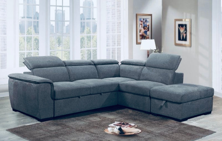 The Bed Centre Tamworth's Prague Corner Sofa with Bed Setee and Ottoman.