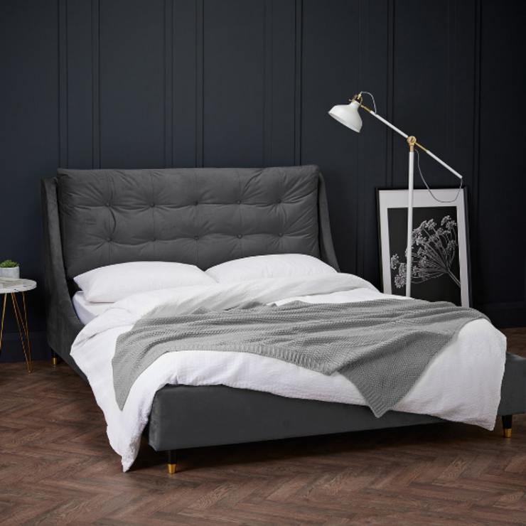 Sloane Grey Double Bed